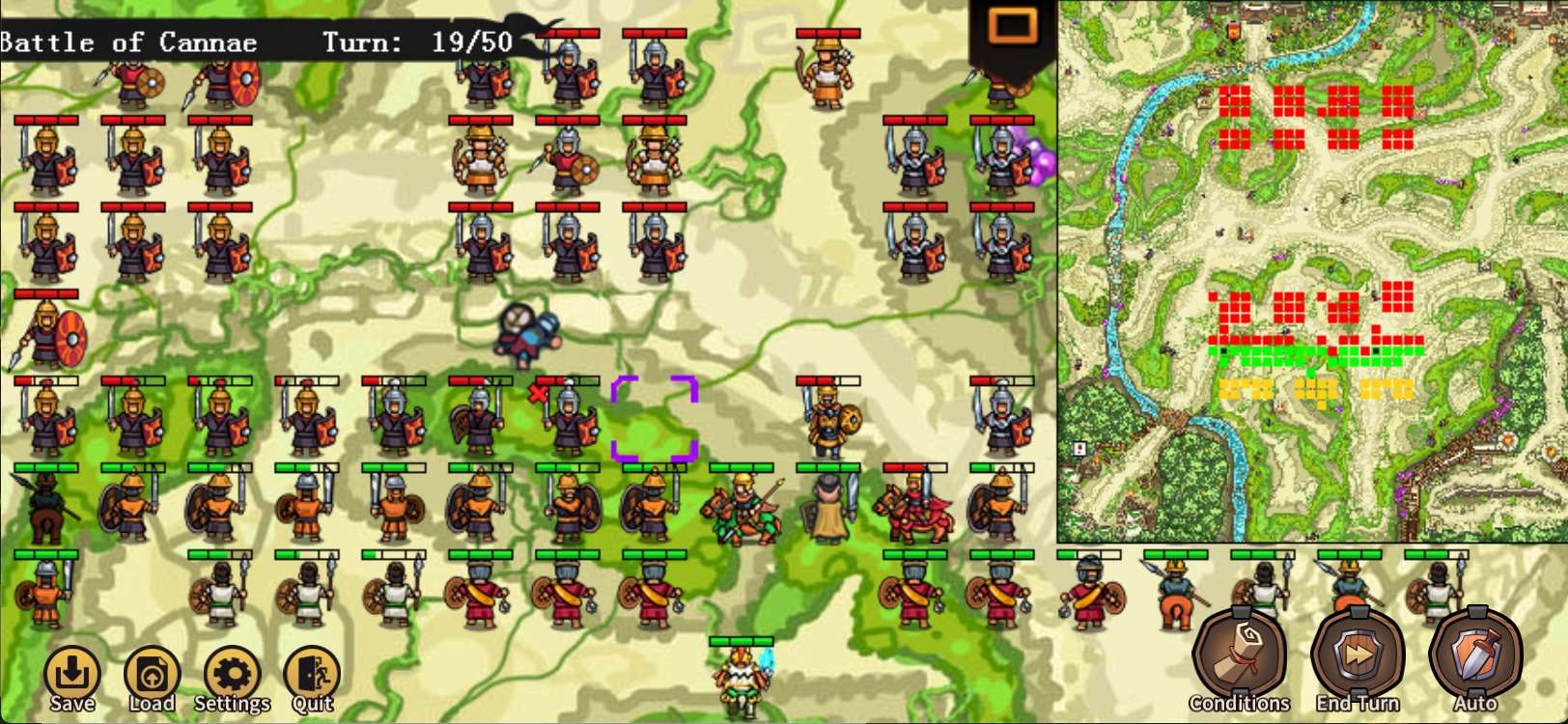 Battle of Cannae gameplay screenshot
